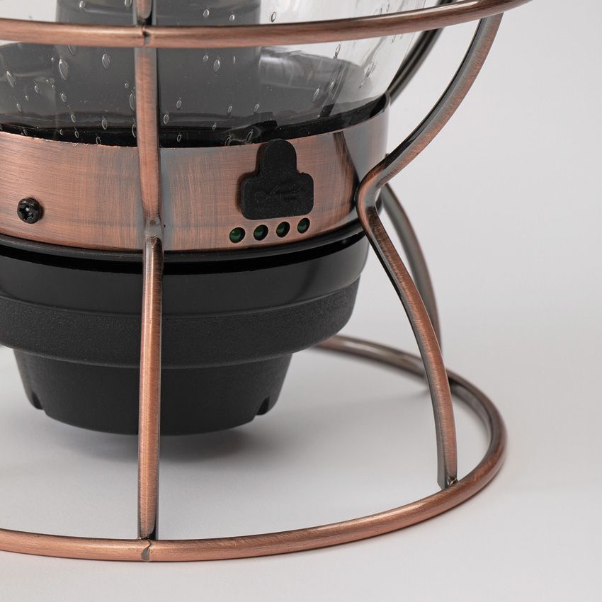Barebones Living Outdoor Survival Gear Steel/Copper (Railroad Lante - Barebones Living (image 5)