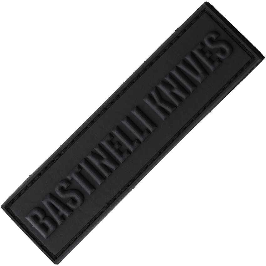 Bastinelli Knives Logo Morale Patch - Bastinelli Creations Black Black - Bastinelli Creations