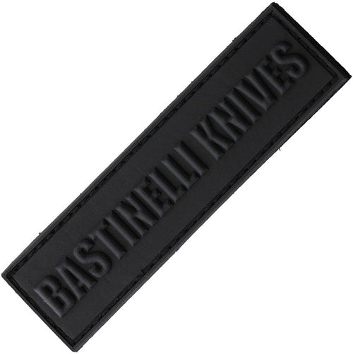 Bastinelli Knives Logo Morale Patch - Bastinelli Creations Black Black - Bastinelli Creations