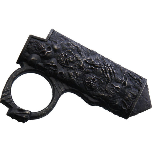 Bastinelli Creations Skull Bronze Lighter Case for Maxi Bic Bastinelli - Bastinelli Creations (image 2)