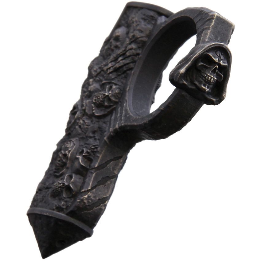 Bastinelli Creations Skull Bronze Lighter Case for Mini Bic Bastinelli - Bastinelli Creations (image 3)