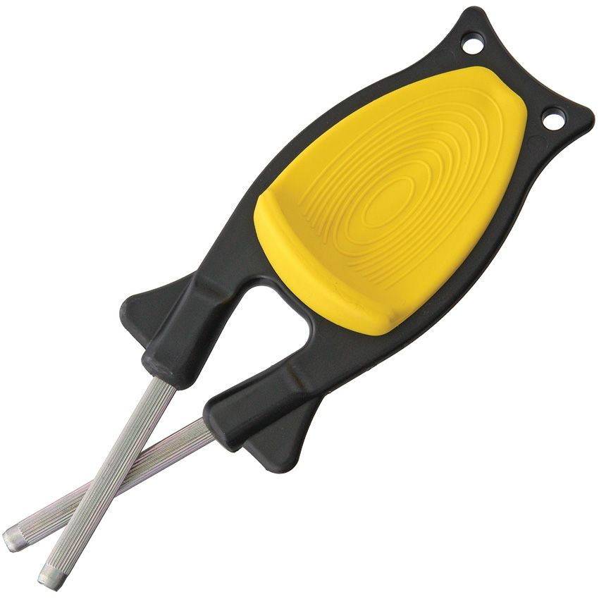 Block Sharpener Knife Sharpener Outdoor Black and Yellow - Block Sharpener (image 2)