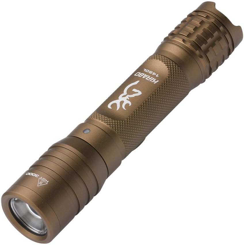 Rechargeable LED Torch 685 Lumens - Browning Brown Brown - Browning
