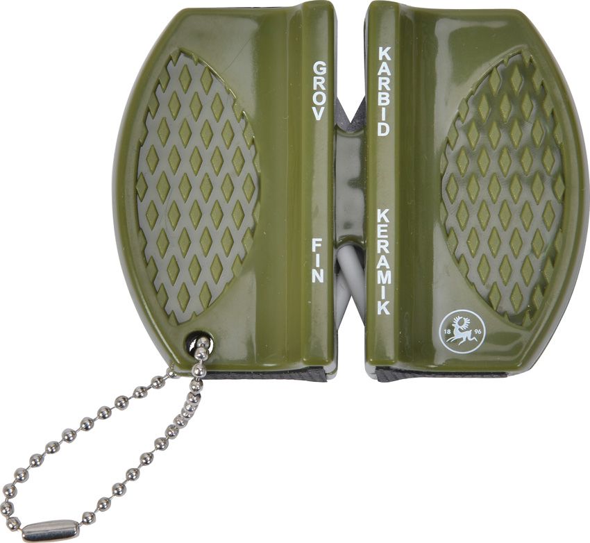 Wedge Multi-Sharpener Carbide & Ceramic - Brusletto Green Green - Brusletto