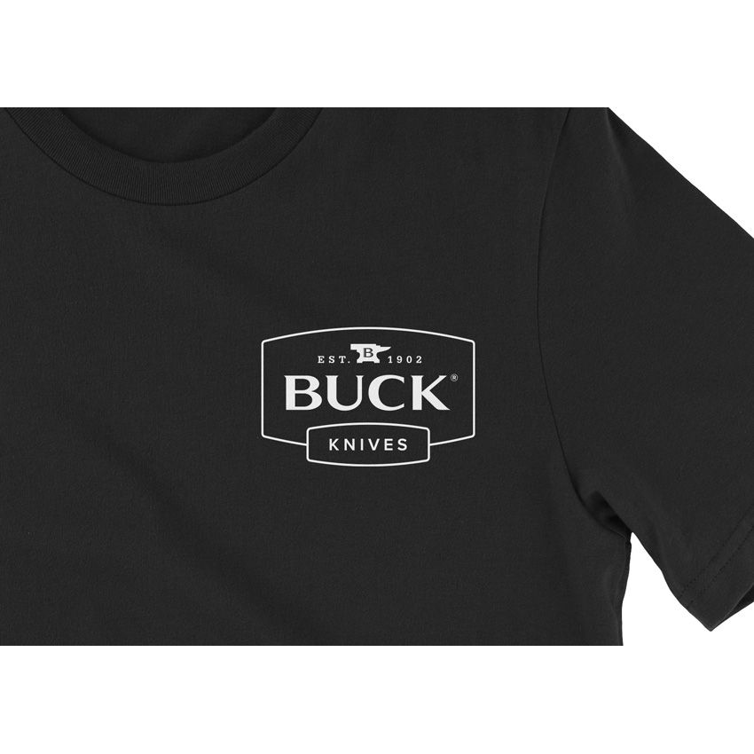 Buck T-Shirt Large Black - Buck (image 2)