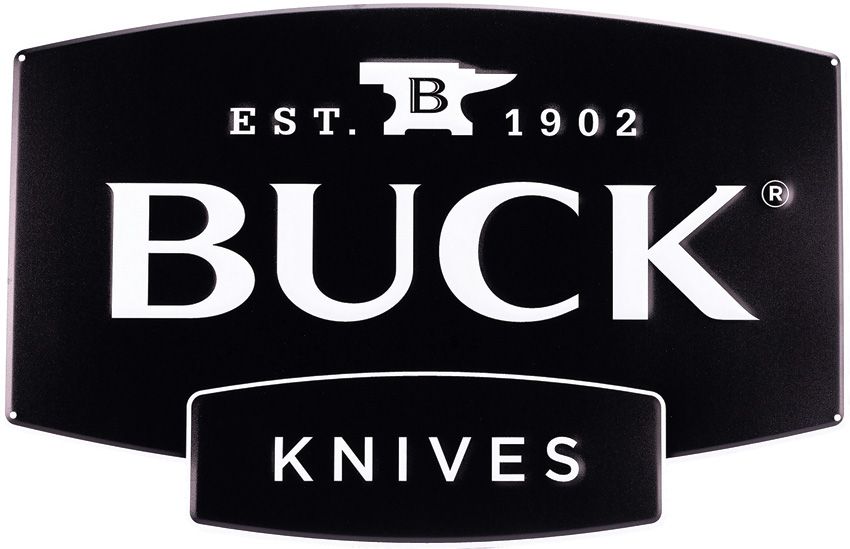 Nostalgic Embossed Tin Wall Sign - Buck - Buck