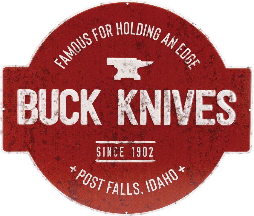 Nostalgic Embossed Tin Wall Sign - Buck - Buck