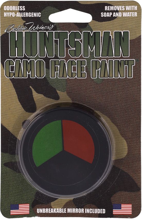 Outdoor Survival Gear - Camouflage Face Paint Green, Brown, Black Green, Brown, Black - Camouflage Face Paint