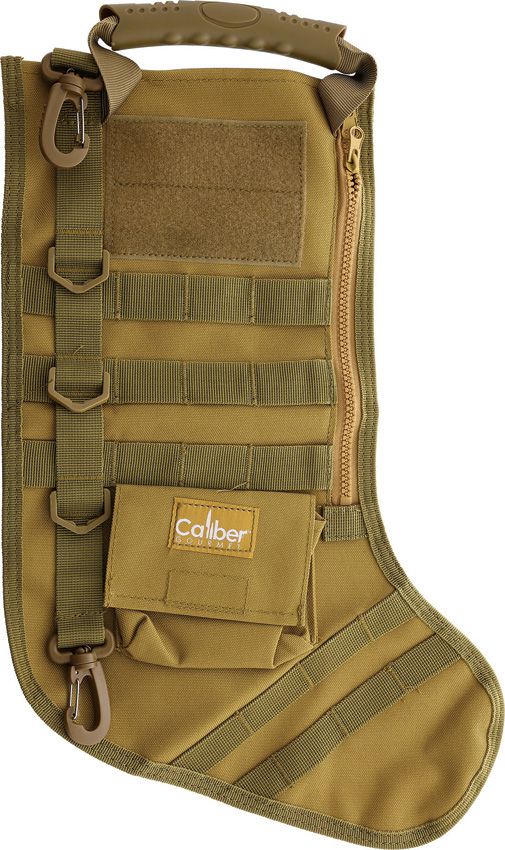 Tactical MOLLE Stocking Bag - Caliber Gourmet Tan Tan - Caliber Gourmet
