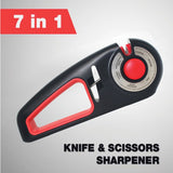 Caliber Gourmet Knife Sharpener Outdoor Black and Red - Caliber Gourmet (image 3)