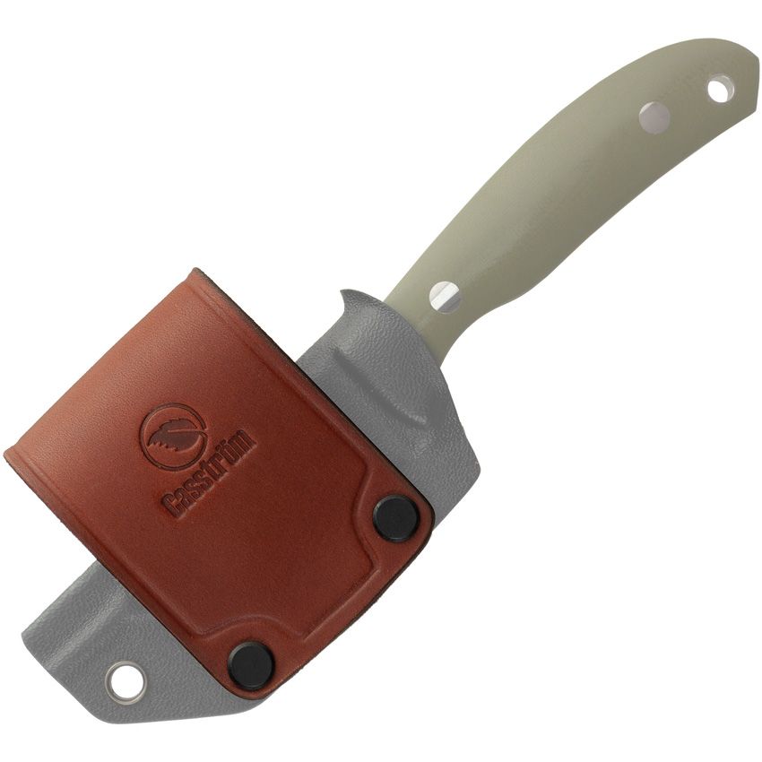Custom Kydex Knife Sheath - Casstrom Brown Brown - Casstrom