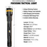 Caterpillar Rechargeable LED Torch 550 Lumens Black - Caterpillar (image 3)