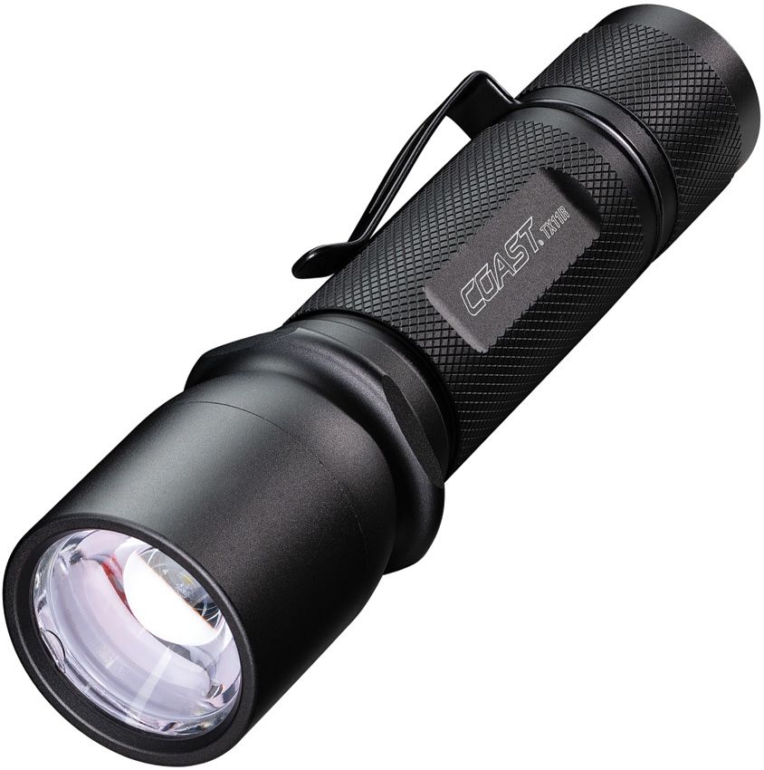 Rechargeable LED Torch 635 Lumens - Coast Black Black - Coast