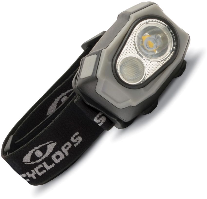 Rechargeable LED Torch - Cyclops Black and gray Black and gray - Cyclops