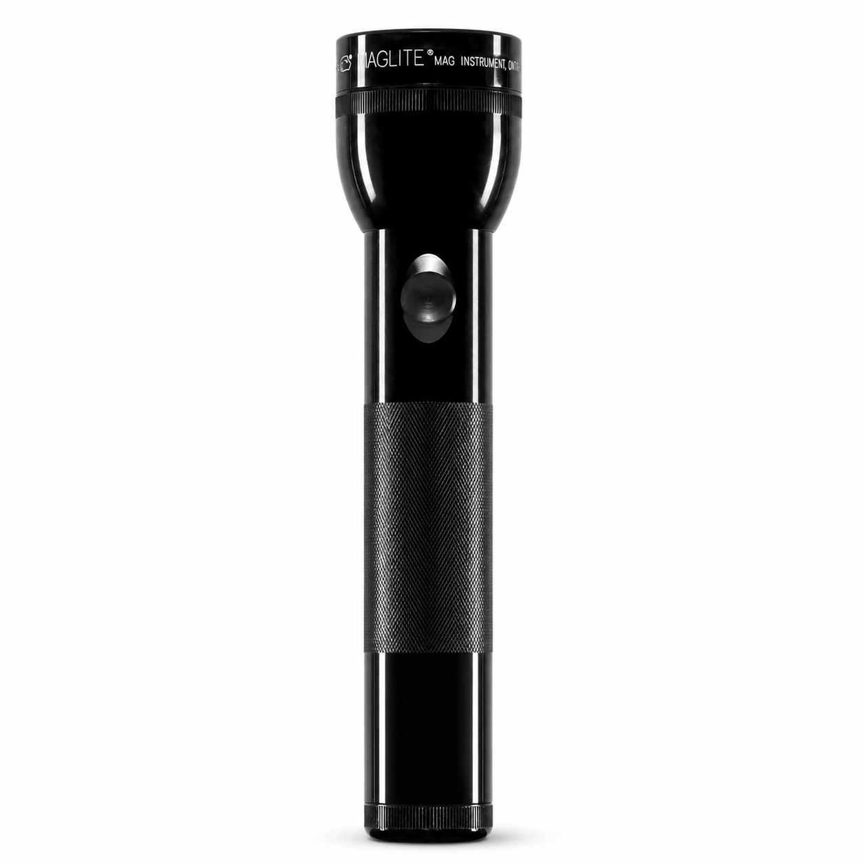 Mag-Lite 2 D Cell Black Flashlight – 10 Inch Aluminium Torch S2D015