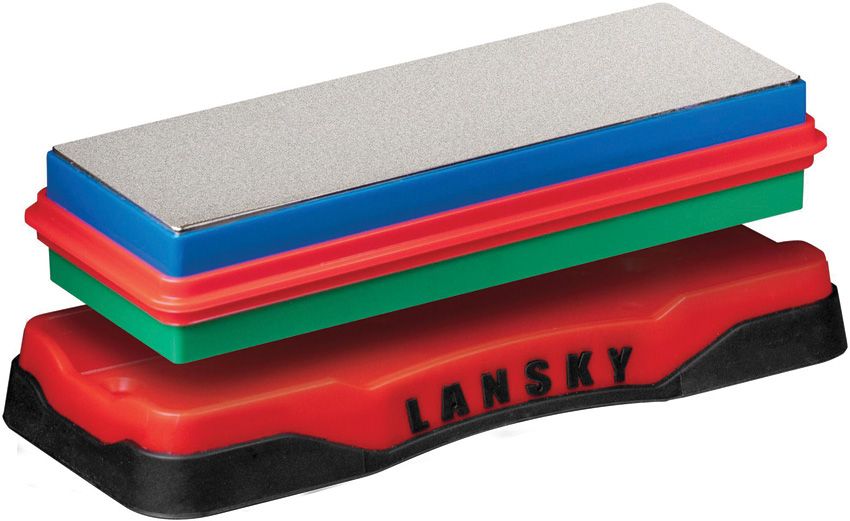 Broadhead Arrow Sharpener with Wrench - Lansky Red Red - Lansky