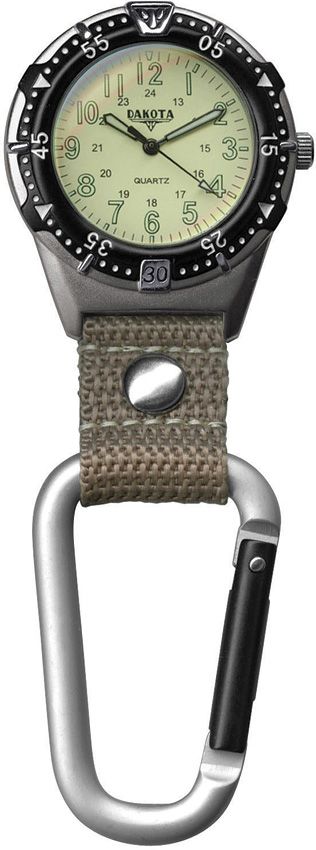Clip-On Digital Watch Carabiner - Dakota Tan Tan - Dakota
