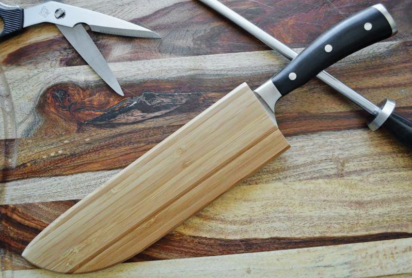 Knife Sheath & Accessory - Dragon by Apogee Natural Bamboo Natural Bamboo - Dragon by Apogee