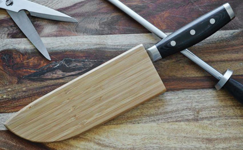 Knife Sheath & Accessory - Dragon by Apogee Natural Bamboo Natural Bamboo - Dragon by Apogee