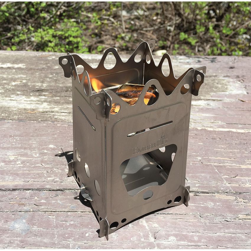 EmberLit Camping Stove Stainless/Satin - EmberLit (image 3)