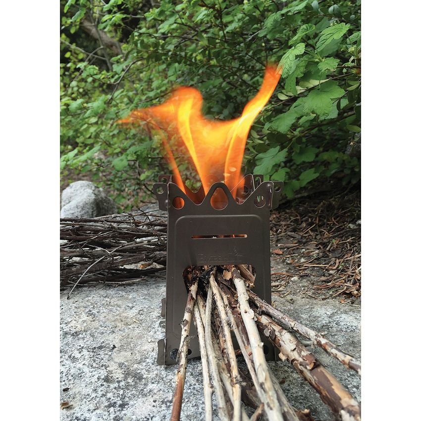 EmberLit Camping Stove Stainless/Satin - EmberLit (image 4)
