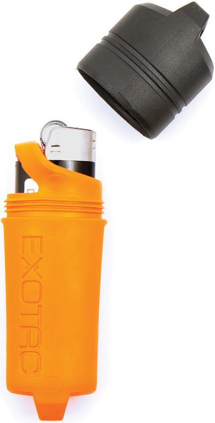 Mini Bic Lighter Case Bronze - Exotac Orange Orange - Exotac