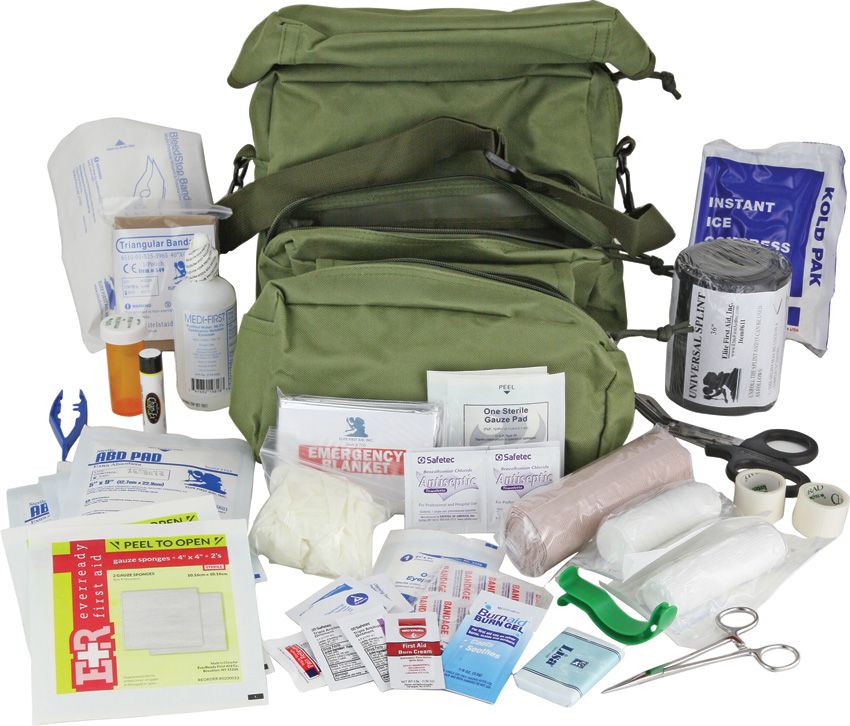Outdoor Survival Gear - Elite First Aid OD Green OD Green - Elite First Aid