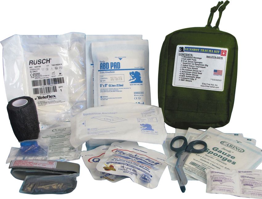 Outdoor Survival Gear - Elite First Aid OD Green OD Green - Elite First Aid