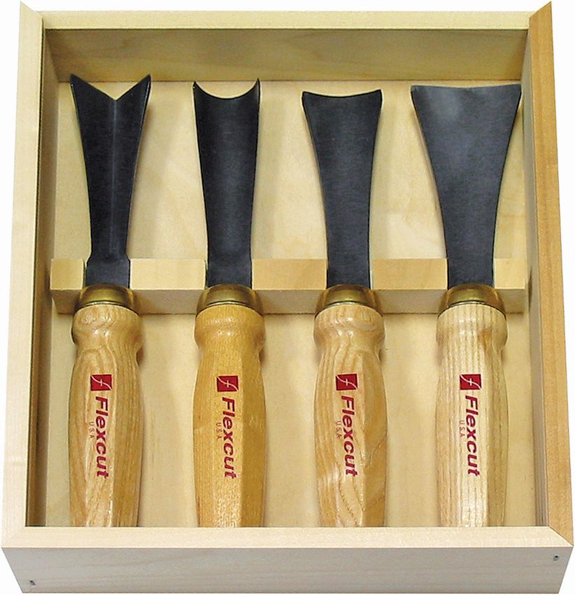 Mallet Wood Carving Set with Storage Box - Flexcut Wood Wood - Flexcut