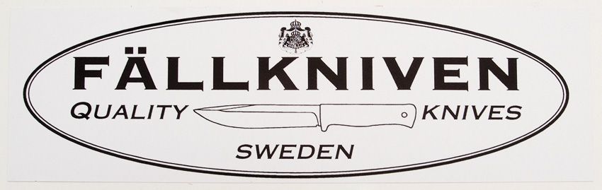 Bastinelli Knives Logo Morale Patch - Fallkniven Black & White Black & White - Fallkniven