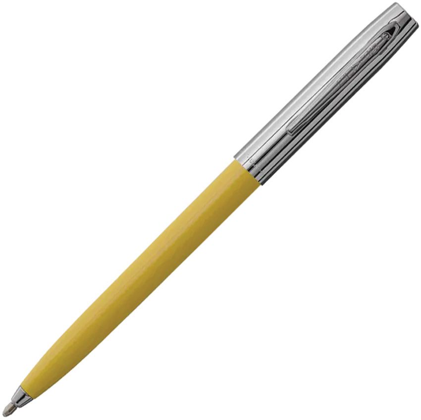 Outdoor Survival Gear - Fisher Space Pen Yellow and Chrome Yellow and Chrome - Fisher Space Pen