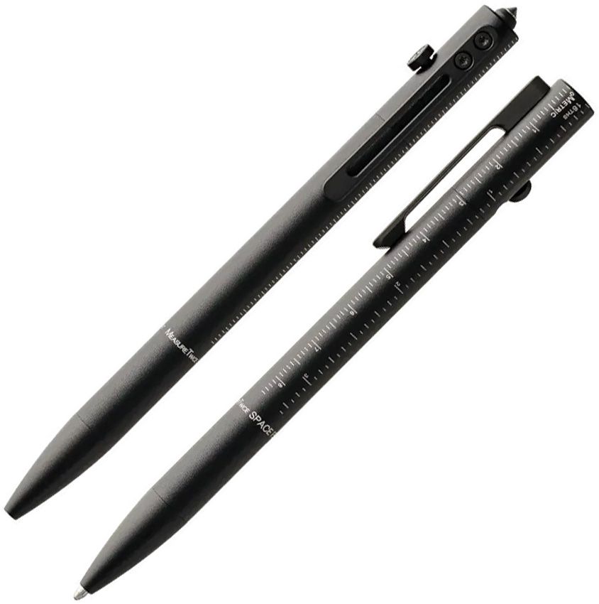 Portable Retractable Fish Ruler - Fisher Space Pen Black Black - Fisher Space Pen