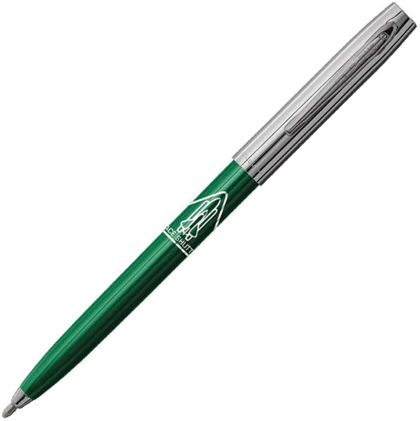 Outdoor Survival Gear - Fisher Space Pen Green and Chrome Green and Chrome - Fisher Space Pen