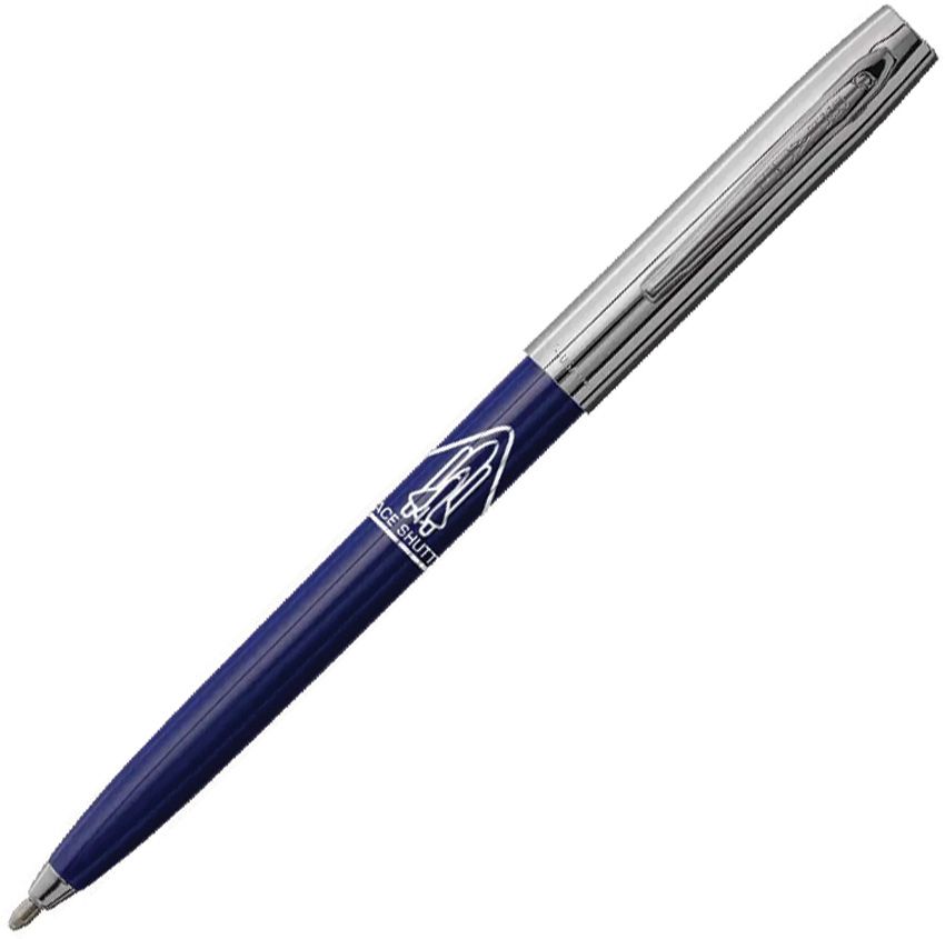 Outdoor Survival Gear - Fisher Space Pen Blue and Chrome Blue and Chrome - Fisher Space Pen
