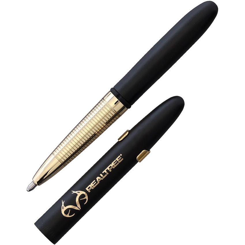Fisher Space Pen Outdoor Survival Gear Matte black and gold (Space (2) - Fisher Space Pen (image 3)
