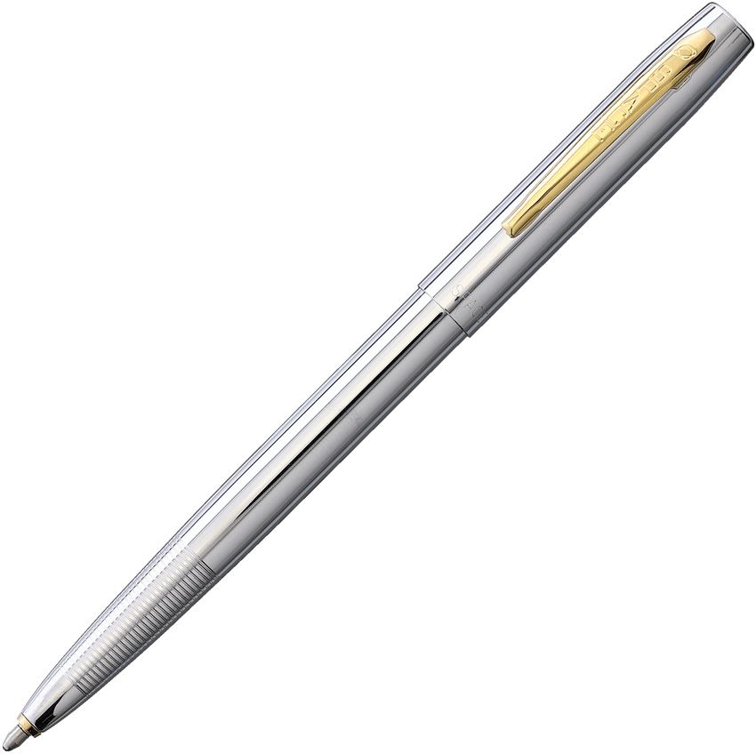 Fisher Space Pen Outdoor Accessory - Fisher Space Pen Chrome with gol Chrome with gold accents - Fisher Space Pen