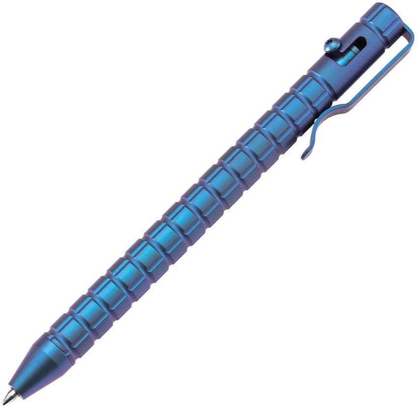 Titanium EDC Pen Titanium - Kansept Knives Blue Blue - Kansept Knives