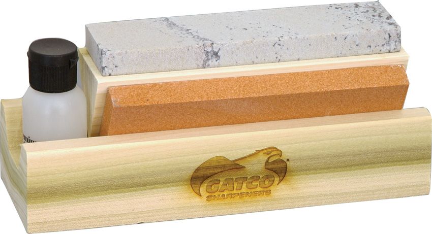 Arkansas Whetstone Knife Sharpener - Gatco Wood/Natural Wood/Natural - Gatco