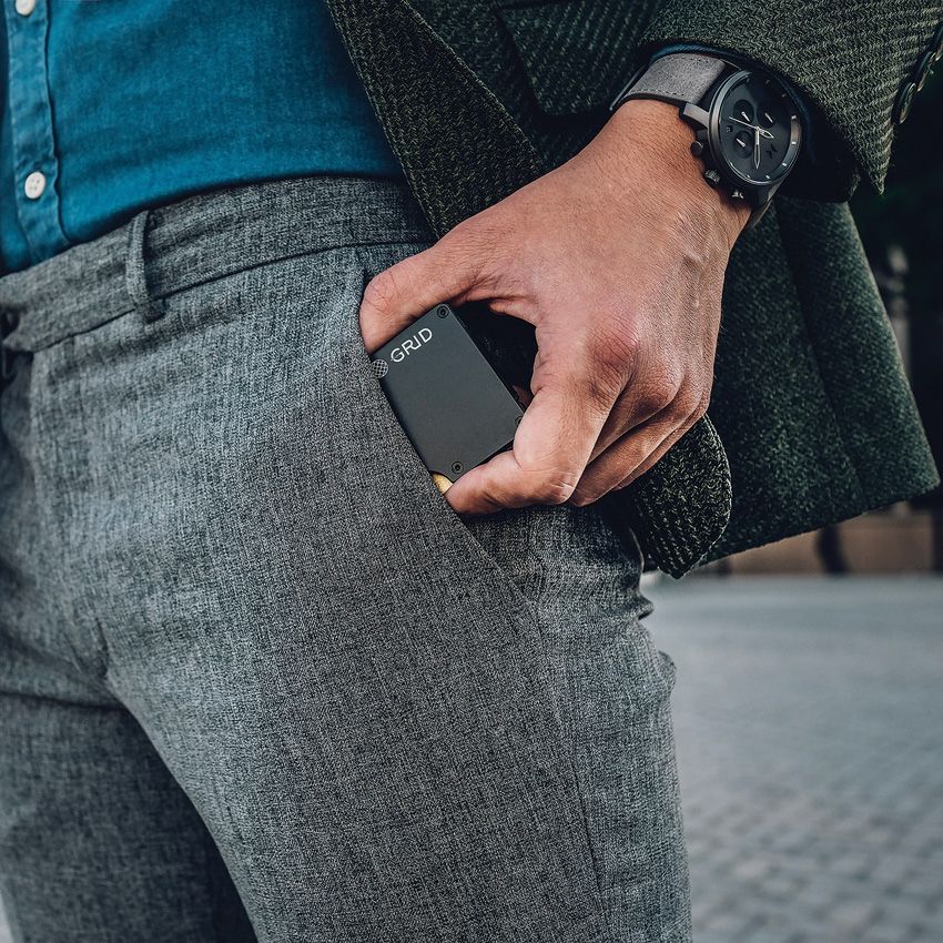 GRID Wallet Outdoor Accessory Black - GRID Wallet (image 4)
