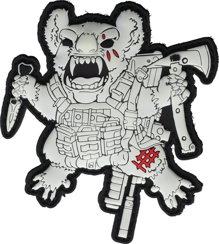Tactical Morale Patch Velcro - Halfbreed Blades Glow-in-the-dark Glow-in-the-dark - Halfbreed Blades