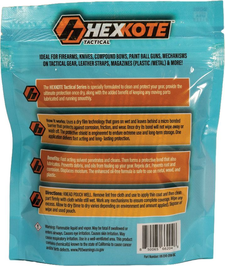 Hexkote Wipes 7x7 - Hexkote (image 2)