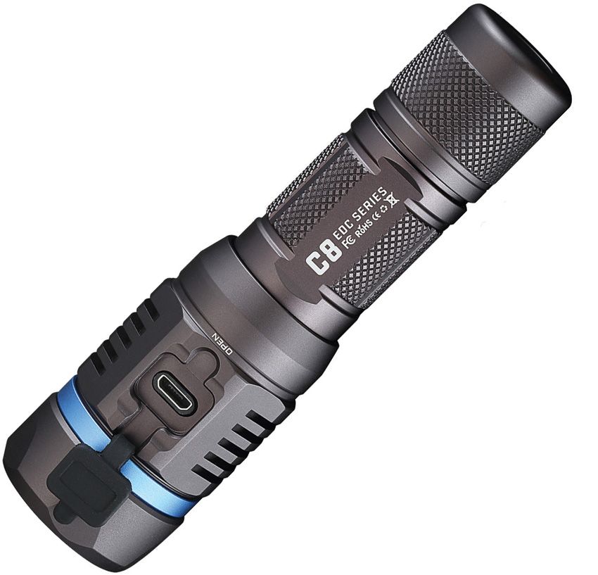 Rechargeable LED Torch 1200 Lumens - JETBeam Black Black - JETBeam
