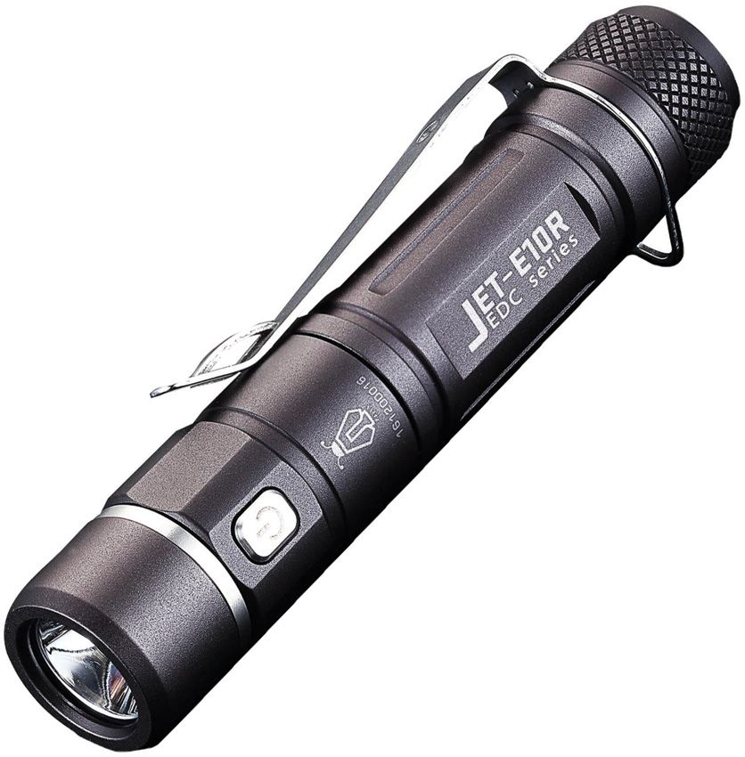Rechargeable LED Torch 650 Lumens - JETBeam Black Black - JETBeam