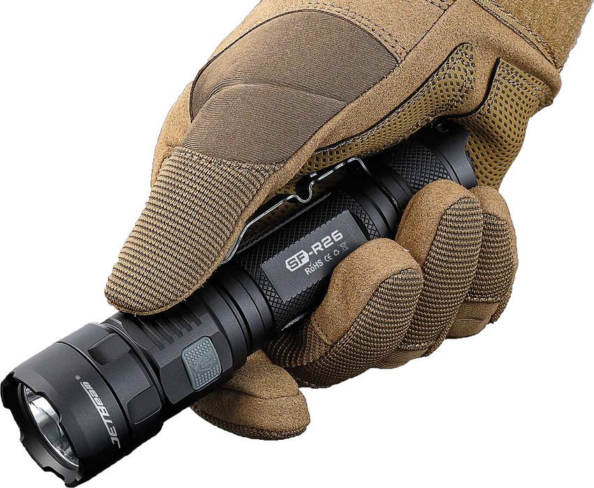 Rechargeable LED Torch 1200 Lumens - JETBeam Black Black - JETBeam