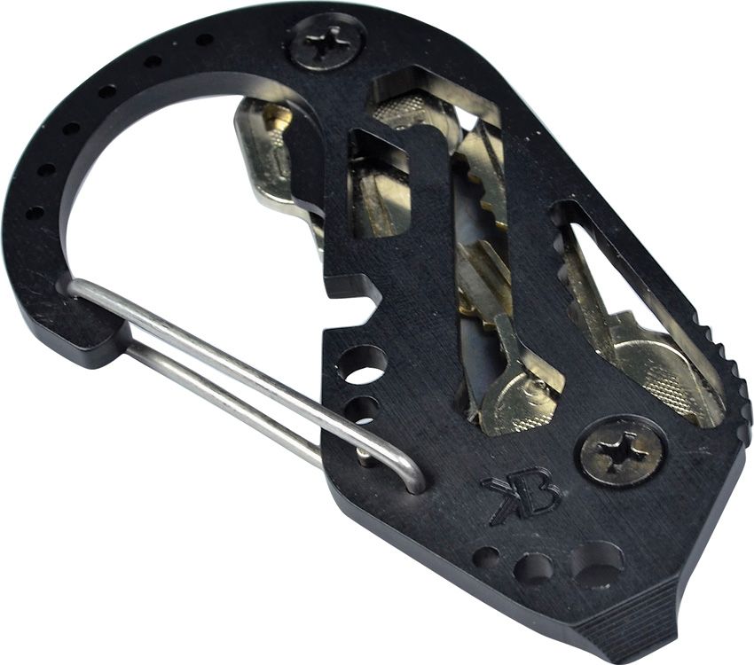 Multi-Function Outdoor Tool - KeyBiner Black - KeyBiner