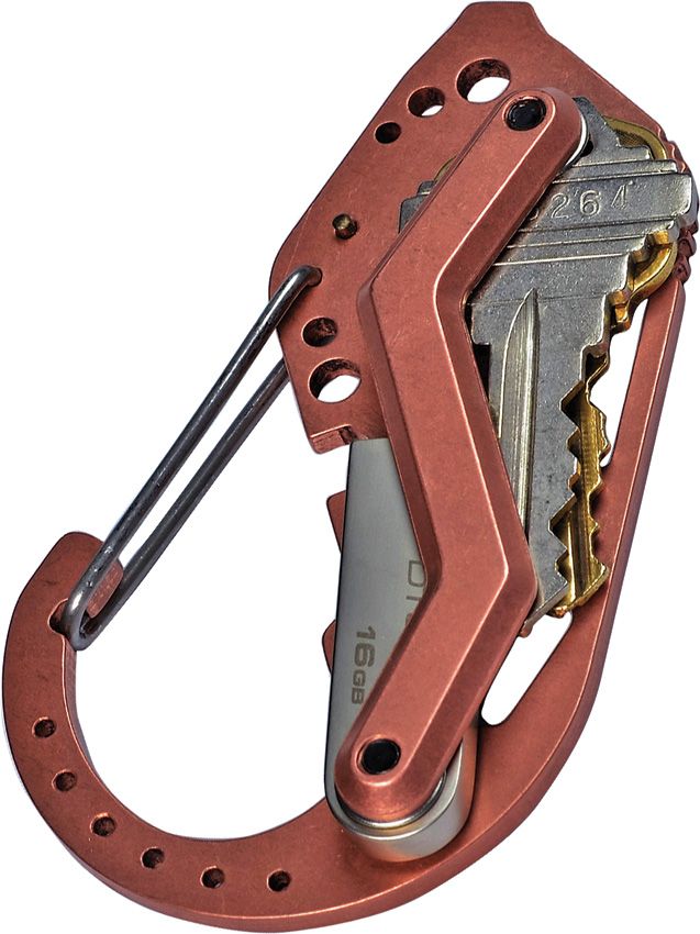 Multi-Function Outdoor Tool - KeyBiner Copper - KeyBiner