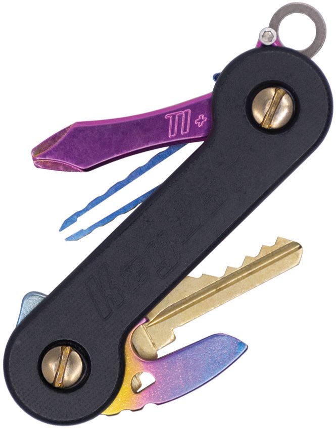 Outdoor Survival Gear - KeyBar Black Black - KeyBar