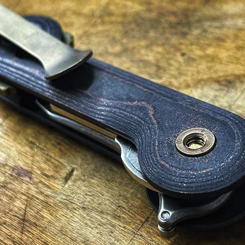 KeyBar Outdoor Survival Gear Camo Carbon Fiber Copper - KeyBar (image 2)