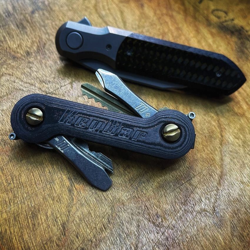 KeyBar Outdoor Survival Gear Camo Carbon Fiber Copper - KeyBar (image 3)