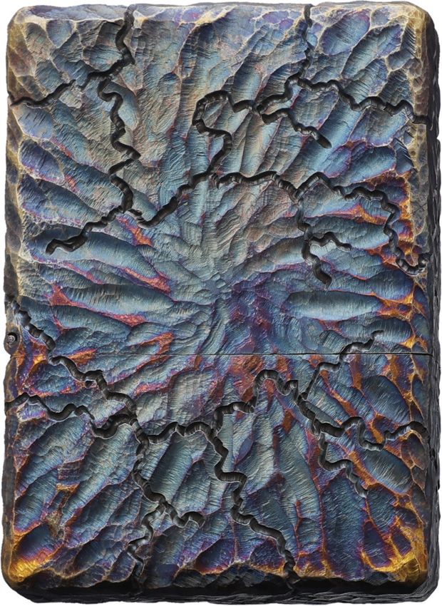 Ketuo Decorative Lighter Cracked Earth and fire finish - Ketuo (image 2)